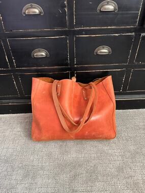 Assorted Brands Genuine Leather Tote
